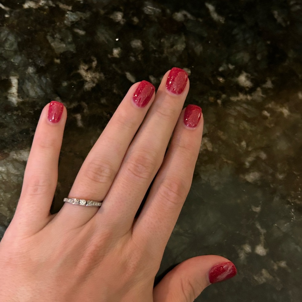 10k white gold diamond ring